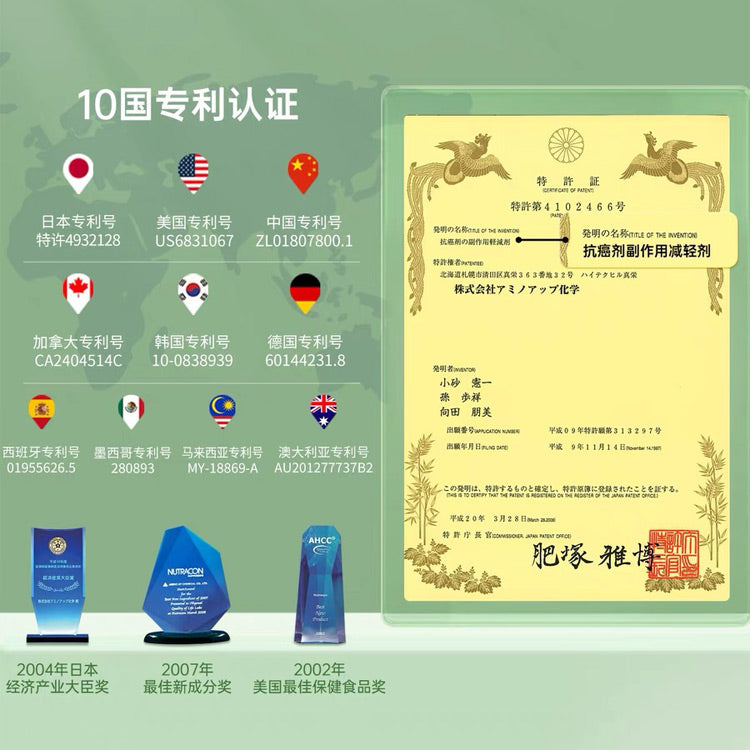 AHCC Pro インライン版 高濃度科学配比エチル酰化α-ブドウ糖免疫冻乾燥粉 30袋/盒